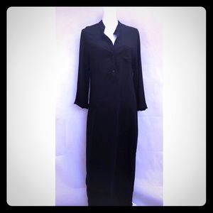 Sheet long black dress